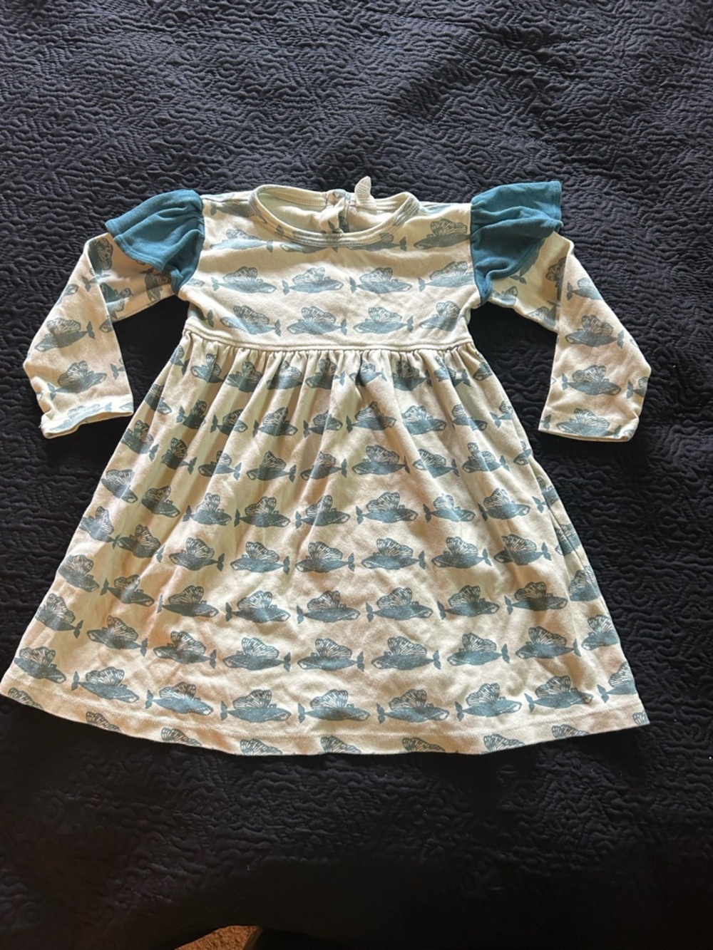 Kate Quinn Blue Whale butterfly dress